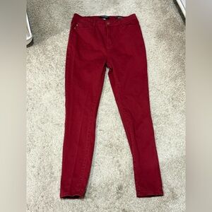 Judy Blue Deep Red Skinny Jeans